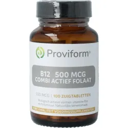 Proviform Vitamine B12 500mcg combi actief folaat