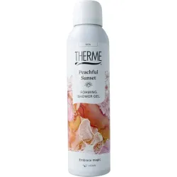 Therme Peachful sunset foaming shower gel