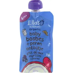 Ella's Kitchen Baby bosbes   peer ontbijt 6  bio