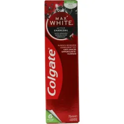 Colgate Tandpasta max white charcoal