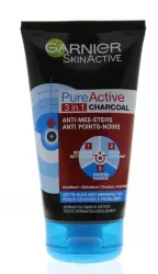 Garnier SkinActive pure active 3-in-1 charcoal reiniging