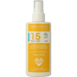 Alphanova Sun Sun spray vegan SPF15