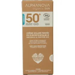 Alphanova Sun Sun bio tinted sunscreen cream golden SPF50 