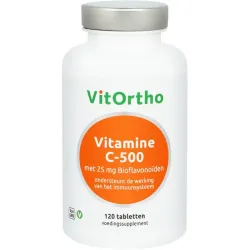 Vitortho Vitamine C 500mg met 25mg bioflavonoiden