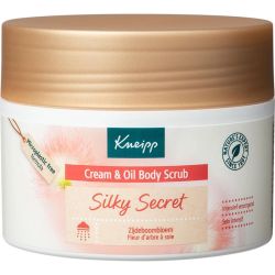 Kneipp Silky secret cream & oil body scrub zijdeboombloem