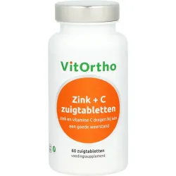 Vitortho Zink   C zuigtabletten