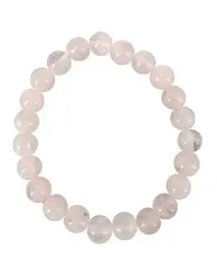 Ruben Robijn Kralenarmband roze kwarts 8mm