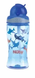 Nuby Flip it beker 360ml blauw 4  jaar