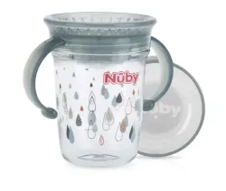 Nuby Wonder cup 240ml grijs 6  maanden