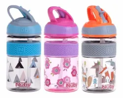 Nuby 2-in-1 Beker tuit hard 360ml 3 jaar assorti