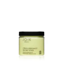 Joik Citrus & bergamot sea salt scrub organic vegan