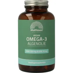 Mattisson Vegan omega 3 algenolie DHA 150mg EPA 75mg