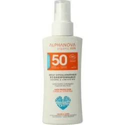 Alphanova Sun Sun bio hypoallergenic spray SPF50 organic