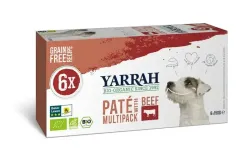Yarrah Multipack hond met pate rund biologisch