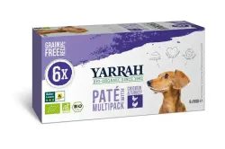 Yarrah Hondenvoer multipack pate kip en kalkoen bio