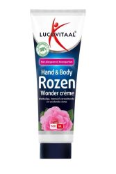Lucovitaal Hand & body rozen wonder creme