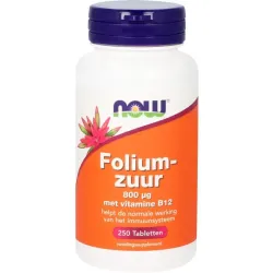 NOW Foliumzuur 800mcg