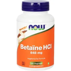 NOW Betaine HCL 648mg