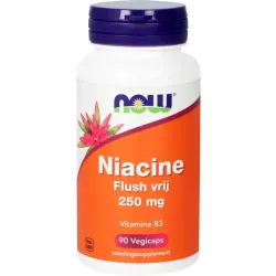 NOW Niacine flush vrij 250mg