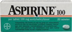 Aspirine Acetylsalicylzuur 100mg