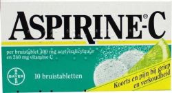 Aspirine Bruistablet 400mg acetylsalicylzuur en 240mg vit C