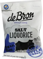 De Bron Klavertjes zout/salt liquorice suikervrij