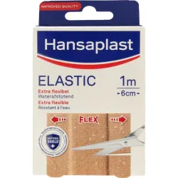 Hansaplast Elastic 1m x 6cm waterasfstotend