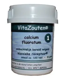 Vitazouten Calcium fluoratum Vitazout nr. 01