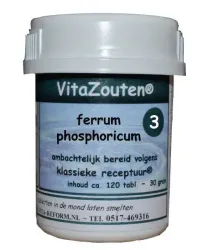 Vitazouten Ferrum phosphoricum VitaZout nr. 03