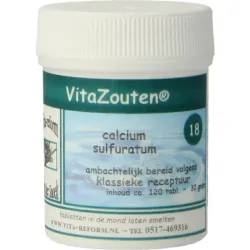 Vitazouten Calcium sulfuratum VitaZout nr. 18