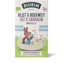 Biobim Baby rijst & boekweit 4 maanden bio