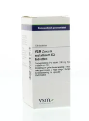 VSM Zincum metallicum D3