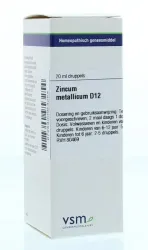VSM Zincum metallicum D12