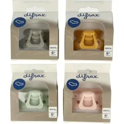 Difrax Fopspeen dental 6  maanden met ring