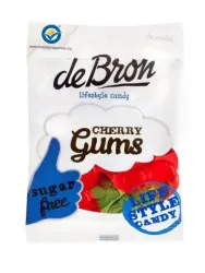 De Bron Kersen gums/cherry gums suikervrij