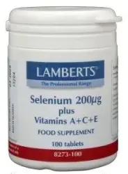 Lamberts Selenium 200mcg met vitamine A C E