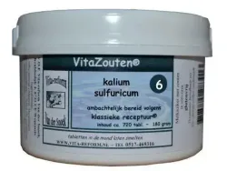 Vitazouten Kalium sulfuricum VitaZout nr. 06