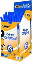 BIC Cristal pennen blauw doos