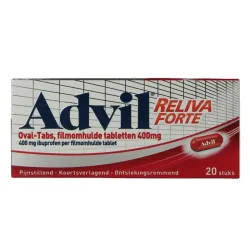 Advil Reliva forte 400mg ovaal blister