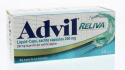 Advil Reliva liquid capsules 200mg