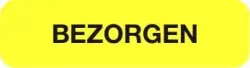 Blockland Strooketiket bezorgen 44 x 11mm