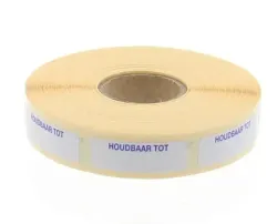 Blockland Strooketiket houdbaar tot 30 x 10mm