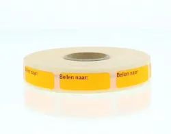 Blockland Strooketiket bellen naar 30x10mm