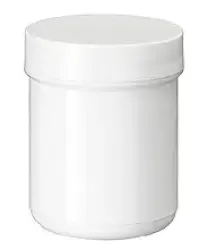 Blockland Zalfpot wit PP plastobel gedopt 70ml