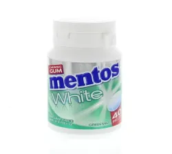 Mentos Gum greenmint white pot