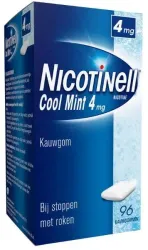 Nicotinell Kauwgom cool mint 4 mg