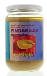 Monki Pindakaas crunchy met zout eko bio