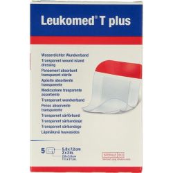 Leukomed Transparant wondverband T plus 5cm x 7.2cm