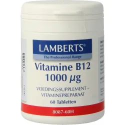Lamberts Vitamine B12 1000mcg (cyanocobalamine)