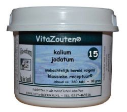 Vitazouten Kalium jodatum VitaZout nr. 15